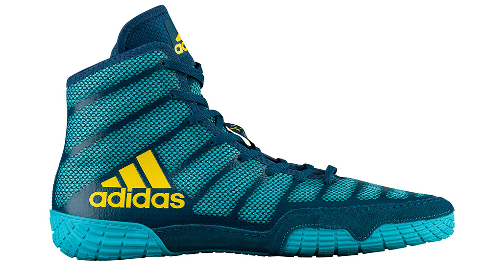 adidas teal wrestling shoes