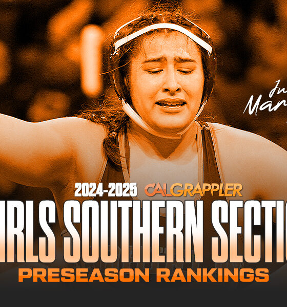 California Girls High School Wrestling Southern Section Rankings 2024-25